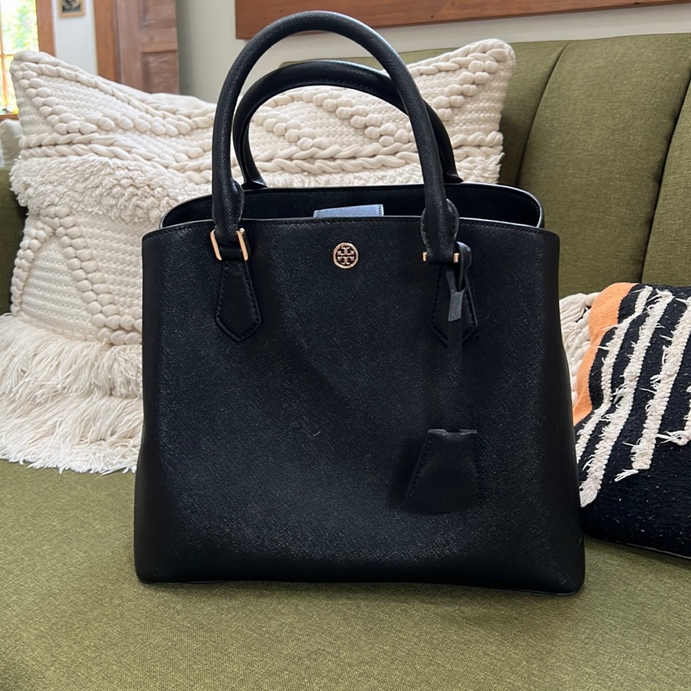 Tory Burch saffiano leather handbag